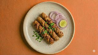 Chicken seekh kebab