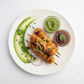 Chicken seekh kebab