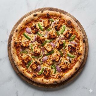 Pizza chicken tikka