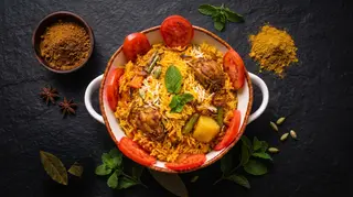 Chicken dum biryani