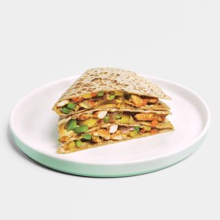 Chicken fajita quesadilla