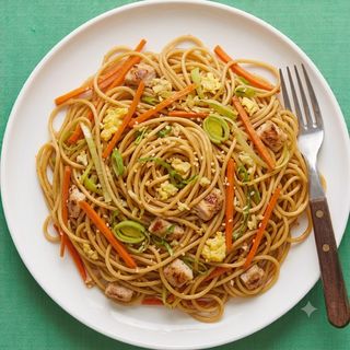 Chicken noodles