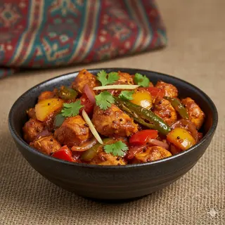 Chicken or lamb jalfrezi