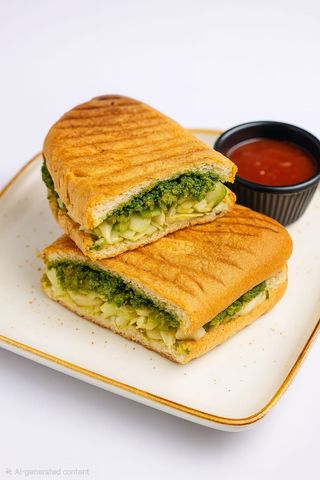 Chicken pesto sandwich