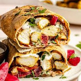 Chicken shawarma sandwich
