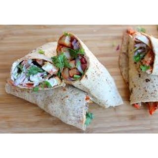 Chicken tika wrap