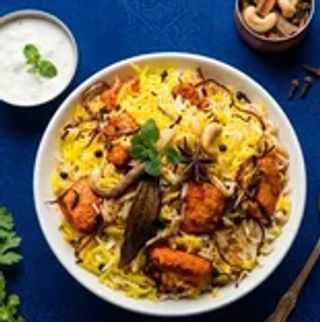 Chicken tikka biryani