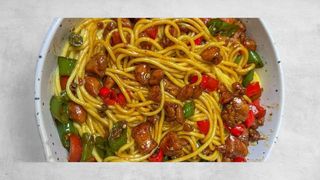 Chili chicken noodles