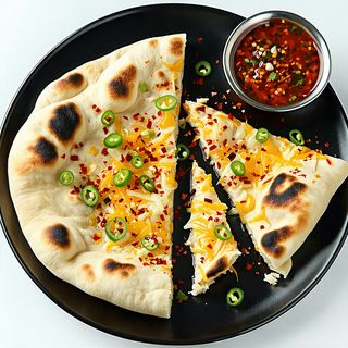 Chilly cheese naan