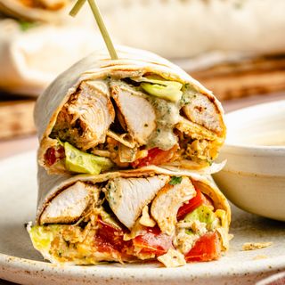 Chipotle chicken wrap