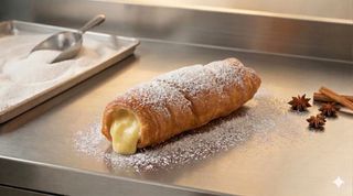 Churro alla crema pasticciera