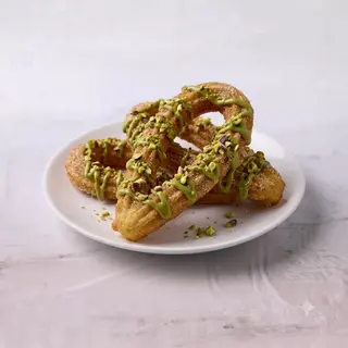 Churros con pistacchio