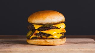 Classic triple burger