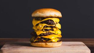 Classic triple triple burger