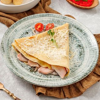 Блины Жюльен с курицей/ Clătită Julien cu Pui