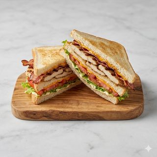 Club sandwich di pollo