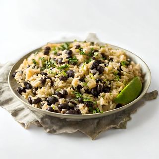 Coconut beans + Rice