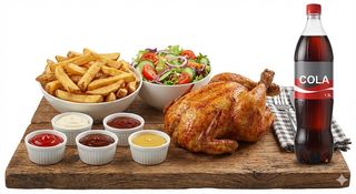 Combo pollo allo spiedo per 4 persone