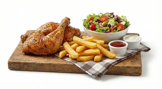 Combo pollo allo spiedo per una persona