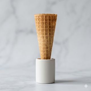Cono cialda vuoto