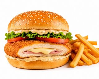 Cordon bleu burger