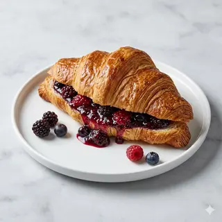 Cornetto ai frutti di bosco