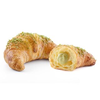 Cornetto al burro con pistacchio