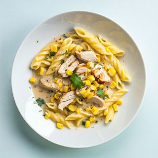 Corny Pasta With Chicken