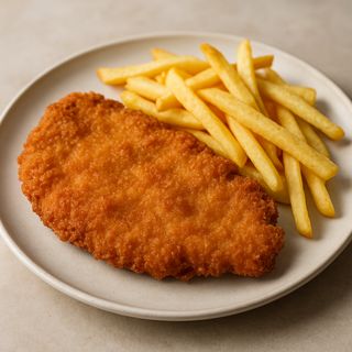 Cotoletta con patatine