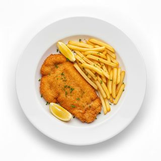 Cotoletta con patatine