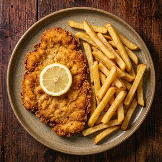 Cotoletta con patatine