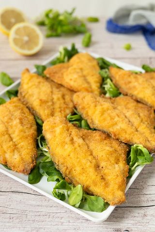 Cotoletta di merluzzo panata