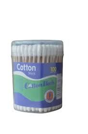 Cotton Stick Cotton Buds, 100 Pieces