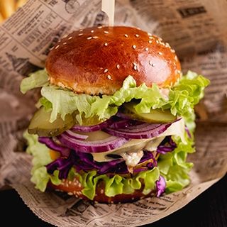 Country double burger