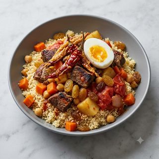 Cous cous di carne