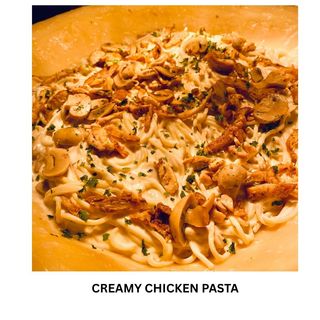 Creamy chicken pasta