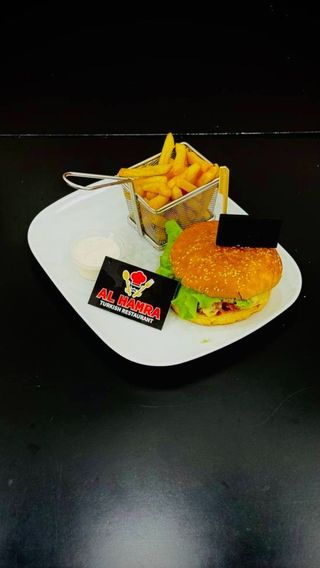 Menu Hambúrguer de Frango Crocante