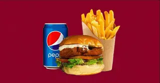 Crispy chicken smash combo