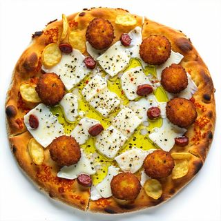 Crocche e salsiccia al metro