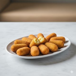 Crocchette di patate con prosciutto e mozzarella 