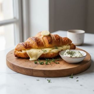 Croissant de Manteiga e Queijo