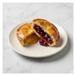 Crostatina bicolore albicocca, visciola