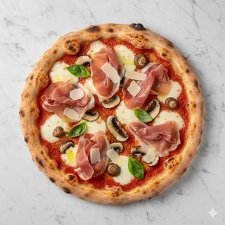 Crudo, Grana e porcini