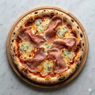 Crudo e gorgonzola