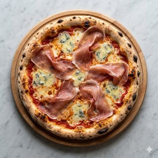 Crudo e gorgonzola