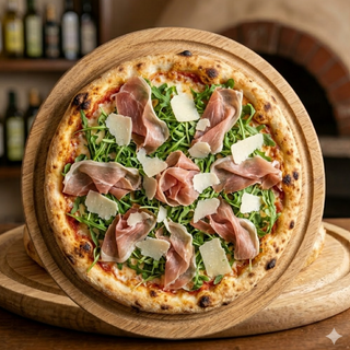 Crudo e rucola e grana