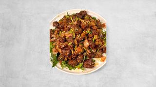Cumin fried lamb