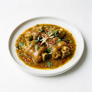 Curry di zampa di vitello