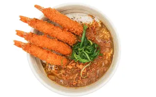 Curry rice ebi