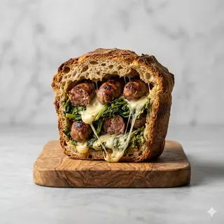 Cuzzitiello salsicce friarielli e provola